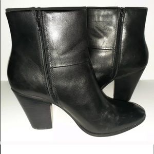 Leather ankle boots